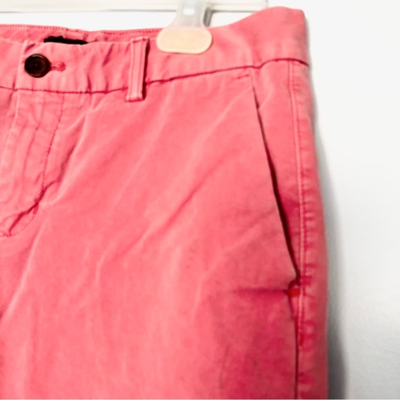LIGHT RED KHAKI BANANA REPUBLIC SHORTS - Picture 2 of 7